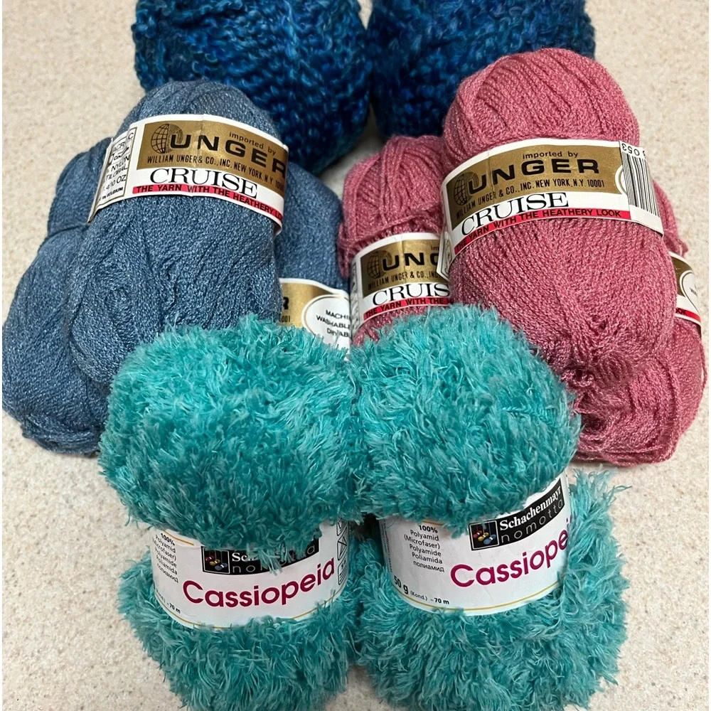 Variety of Vintage Yarn Lot 13 skeins - Picture 1 of 11
